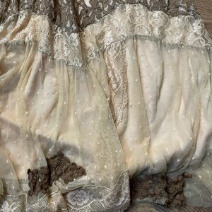 Floor length maxi skirt lace